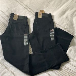 NWT Levi’s Classic Straight Black Denim